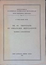 De SS. Trinitate in Creaturis Refulgente. Doctrina S. Bonaventurae