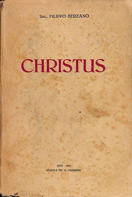 Christus - Filippo Barbano - copertina
