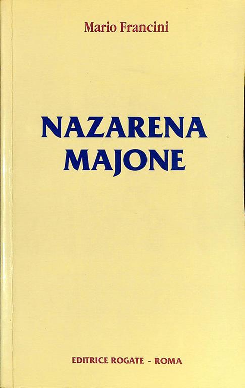 Nazarena Majone - Mario Francini - copertina