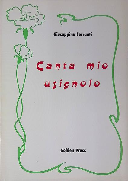 Canta mio usignolo - Giuseppe Ferranti - copertina