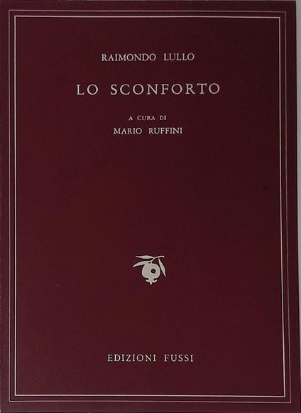 Lo sconforto - Raimondo Lullo - copertina
