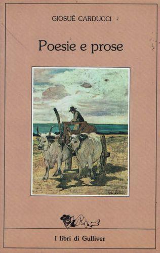 Poesie e prose - Giosuè Carducci - copertina