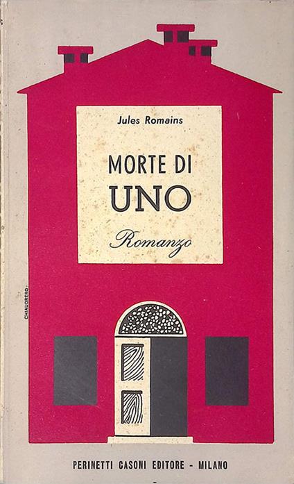 Morte di uno - Jules Romains - copertina