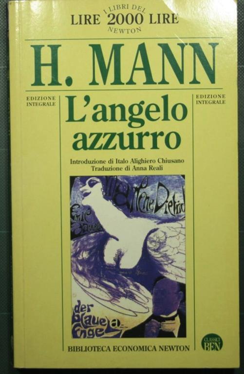 L' angelo azzurro - Heinrich Mann - copertina