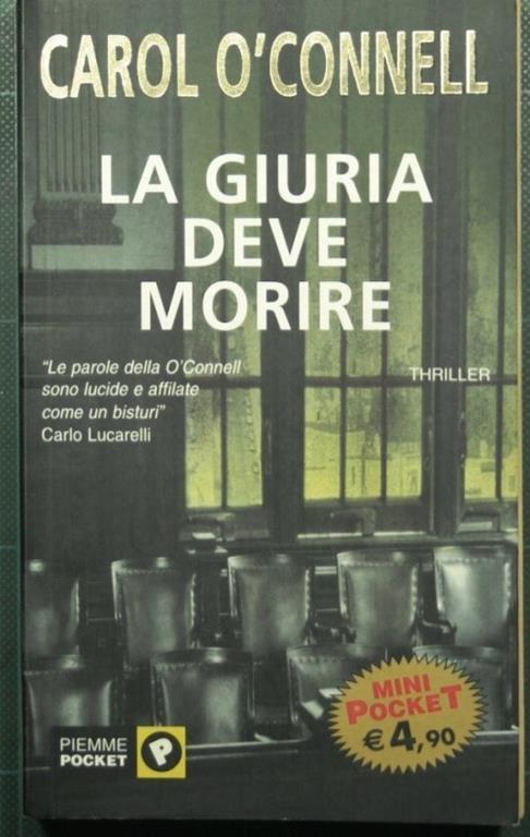 La giuria deve morire - Carol O'Connell - copertina