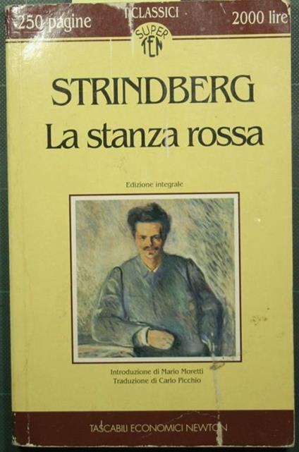 La stanza rossa - August Strindberg - copertina
