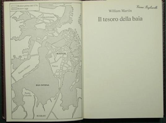 Il tesoro della baia - William Martin - copertina
