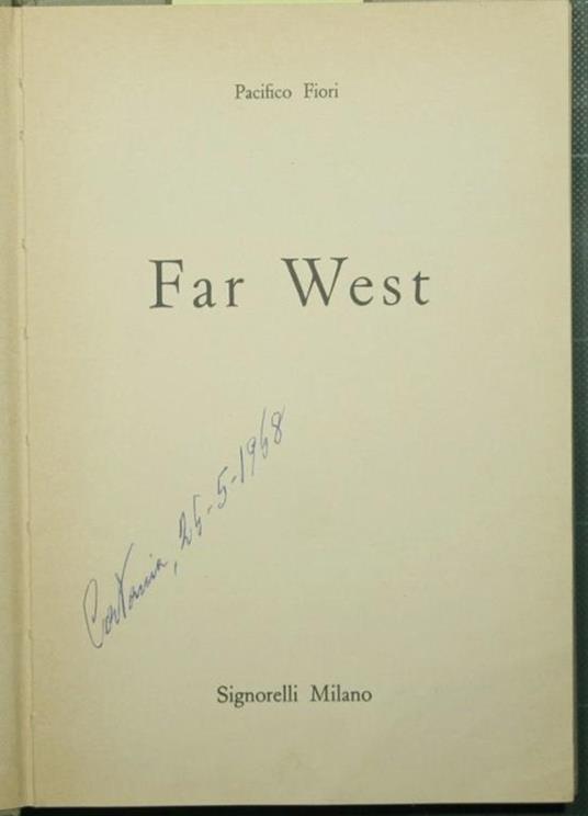 Far West - Pacifico Fiori - copertina