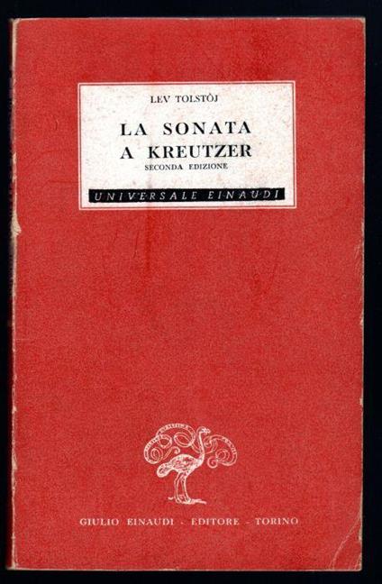 La sonata a Kreutzer - Lev Tolstoj - copertina