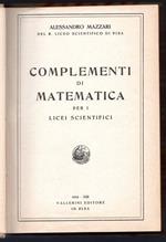 Complementi di matematica per i licei scientifici