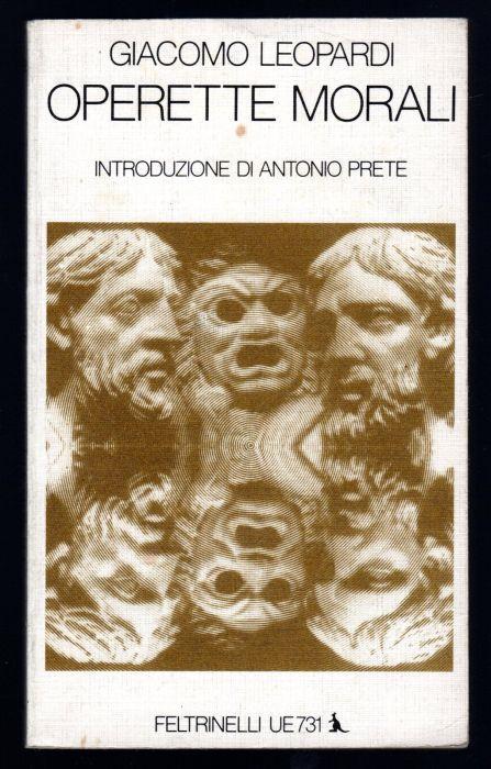 Operette morali - Giacomo Leopardi - copertina