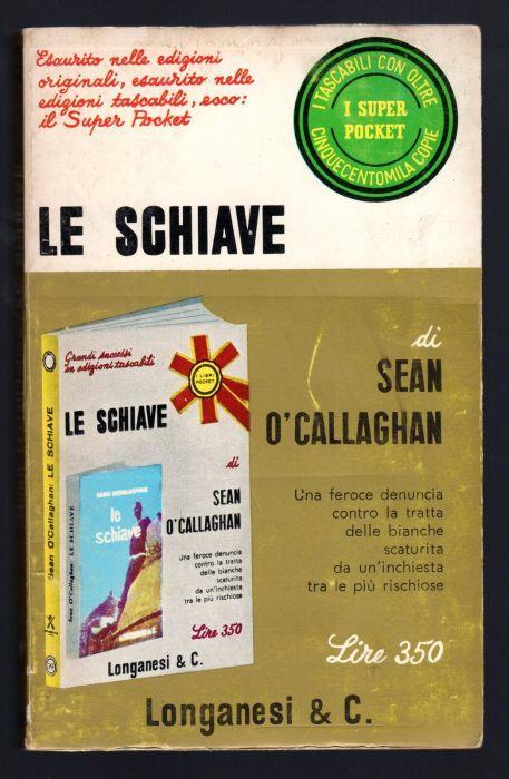 Le schiave - Sean O'Callaghan - copertina