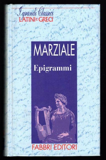Epigrammi - M. Valerio Marziale - copertina
