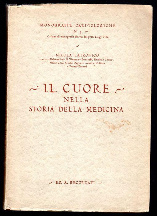 Il cuore nella storia della medicina - Nicola Latronico - copertina