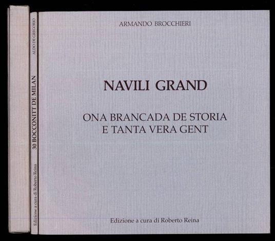 Navili grand. Ona brancada de storia e tanta vera gent - 30 Bocconitt de Milan - Armando Brocchieri - copertina