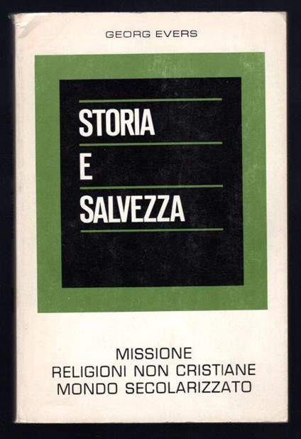 Storia e salvezza - Georg Evers - copertina