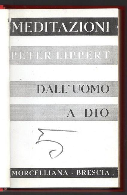 Dall'uomo a Dio - Peter Lippert - copertina