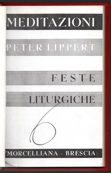 Feste liturgiche - Peter Lippert - copertina
