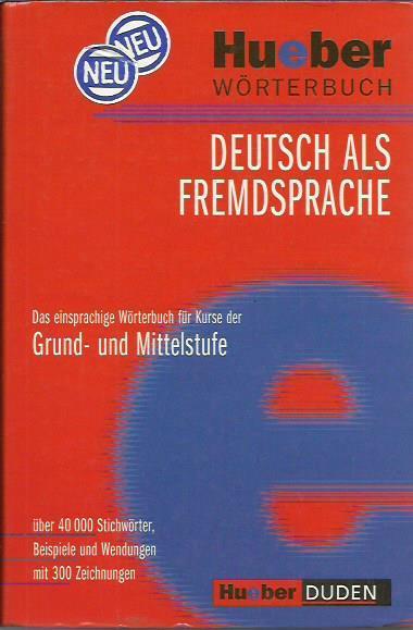 Hueber worterbuch deutsch als fremdsprache - copertina