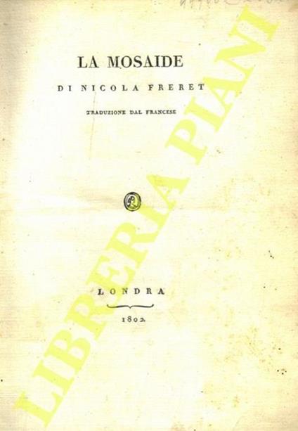 La Mosaide - Nicolas Fréret - copertina