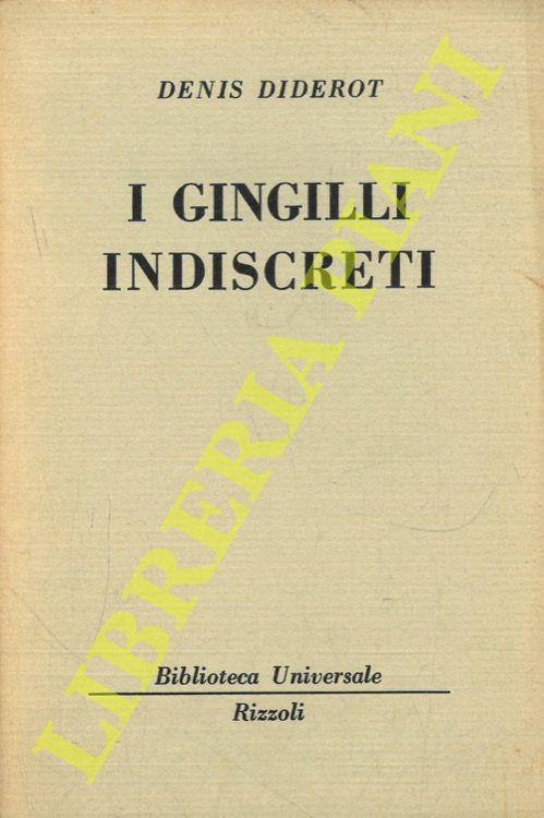 I gingilli indiscreti - Denis Diderot - copertina