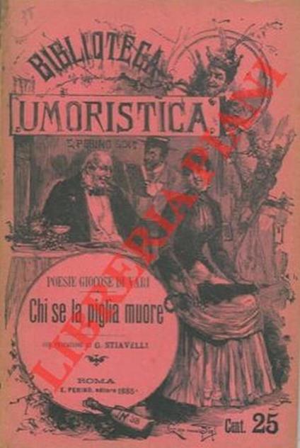 Chi se la piglia muore - copertina
