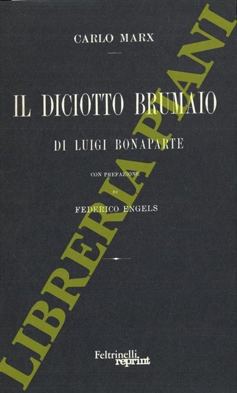 Il Diciotto Brumaio di Luigi Bonaparte - Carlo Mari - copertina