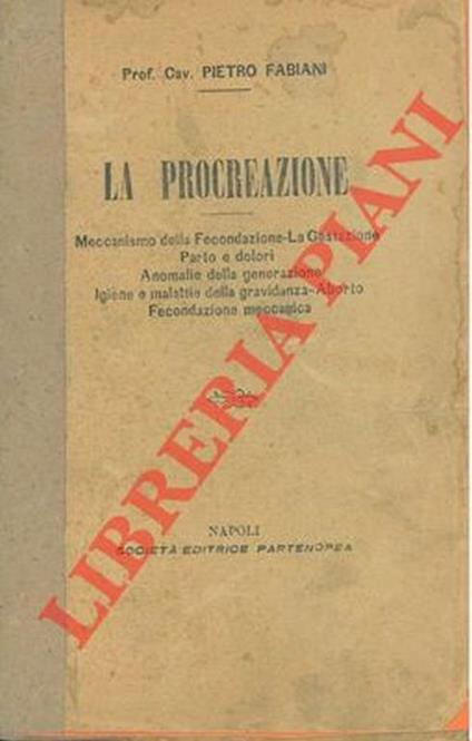 La procreazione - Pietro Fabiani - copertina