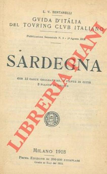 Sardegna - Luigi V. Bertarelli - copertina