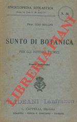 Sunto di botanica per gli Istituti Tecnici. Terza edizione