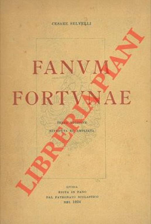Fanul fortunae - Cesare Selvelli - copertina