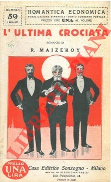 L' ultima crociata. - René Maizeroy - copertina