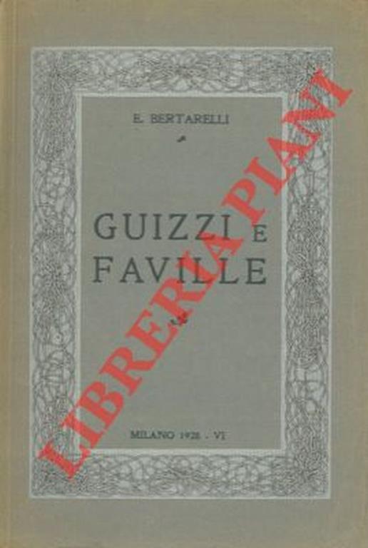Guizzi e faville - E. Bertarelli - copertina