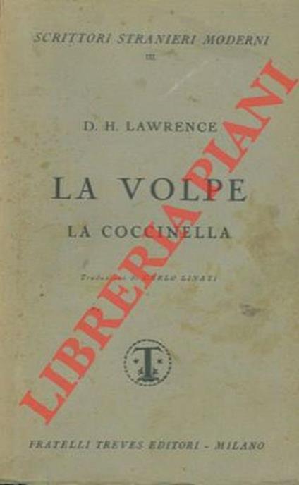 La volpe. La coccinella - David Herbert Lawrence - copertina