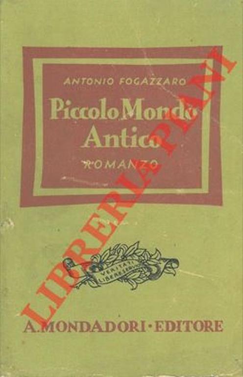 Piccolo mondo antico - Antonio Fogazzaro - copertina