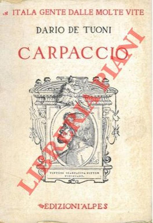Carpaccio - Dario De Tuoni - copertina