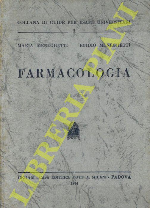 Farmacologia - Mario Mereghetti - copertina