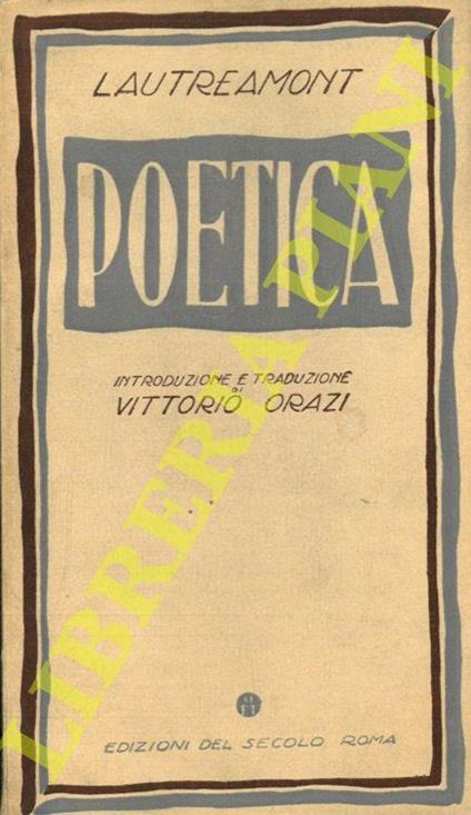 Poetica - copertina
