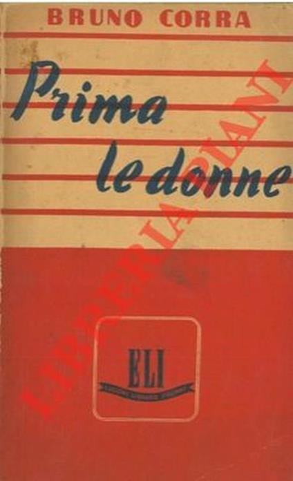 Prima le donne - Bruno Corra - copertina