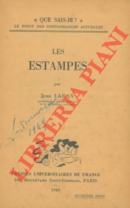 Les estampes - Jean Laran - copertina