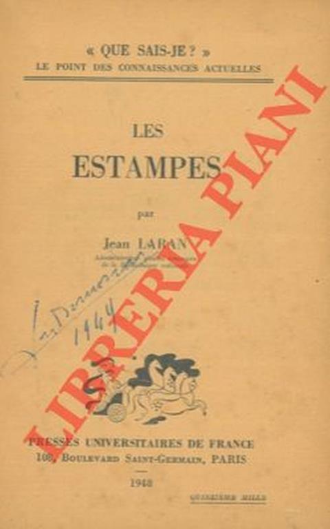 Les estampes - Jean Laran - copertina