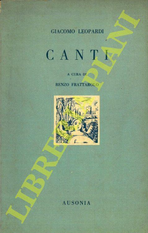 Canti - Giacomo Leopardi - copertina