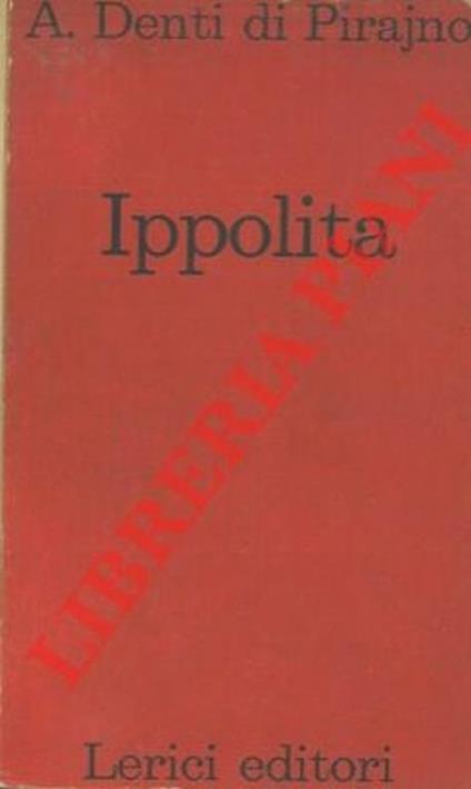 Ippolita - Alberto Denti di Pirajno - copertina