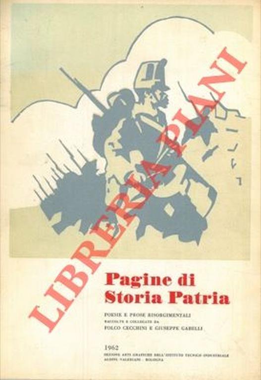 Pagine di storia patria. Poesie e prose risorgimentali - Folco Cecchini - copertina