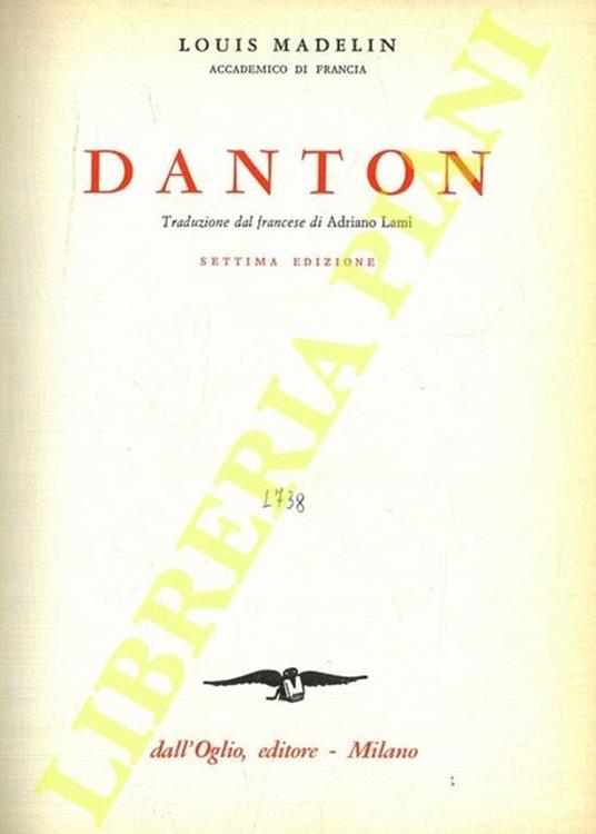 Danton - Louis Madelin - copertina