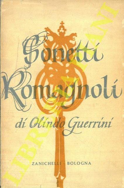 Sonetti romagnoli - Olindo Guerrini - copertina