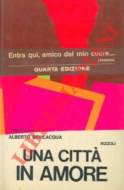 Una città in amore - Alberto Bevilacqua - copertina