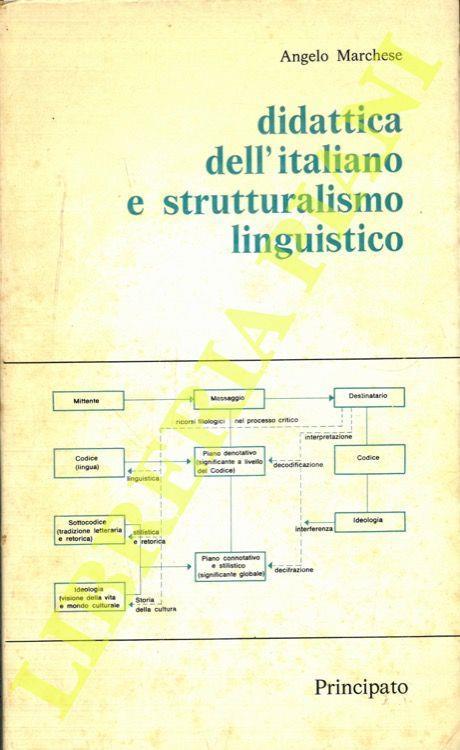 Didattica dell'italiano e strutturalismo linguistico - Angelo Marchese - copertina
