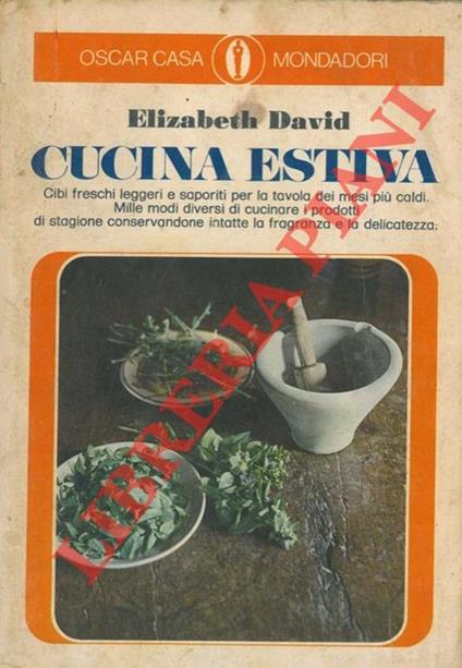 Cucina estiva - Elizabeth David - copertina