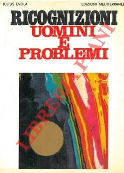 Ricognizioni. Uomini e problemi - Julius Evola - copertina